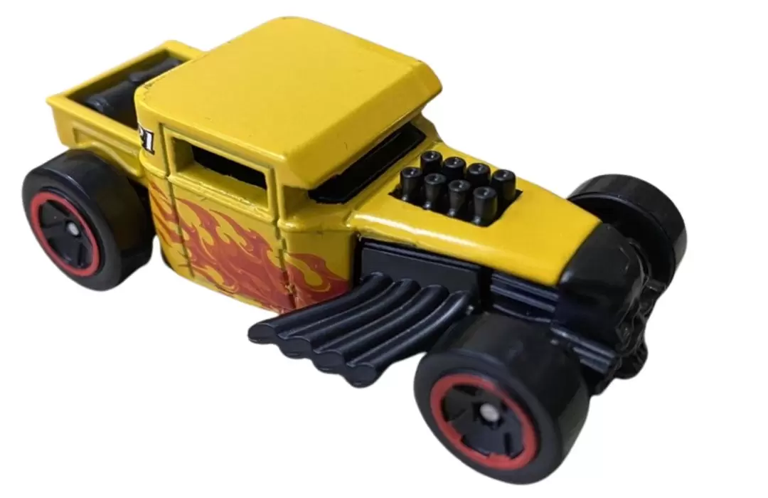 Foto da miniatura Hot Wheels Bone Shaker na cor Amarelo